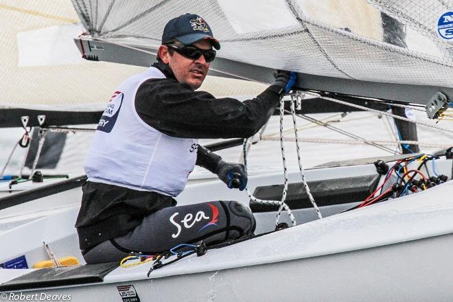 Zac Railey - 2016 Finn Europeans in Barcelona ©  Robert Deaves